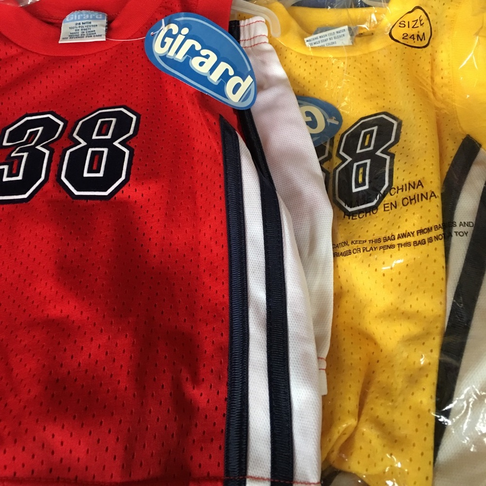 Jerseys shirt and shorts